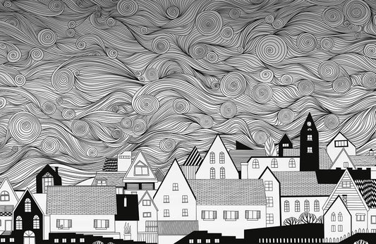Abstract Sky II Wall Murals