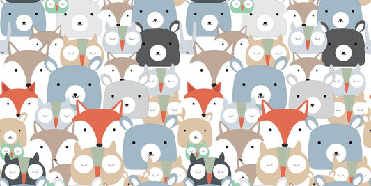 Animal Faces Wall Murals