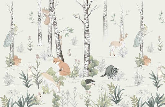 Forest Animals Wall Murals
