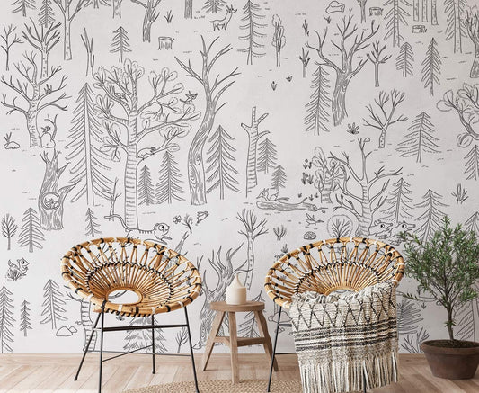Forest Diary III Wall Murals