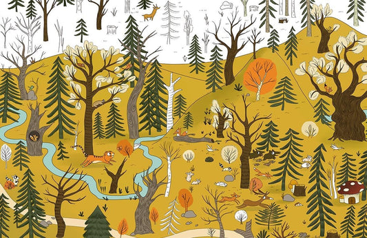 Forest Diary Wall Murals