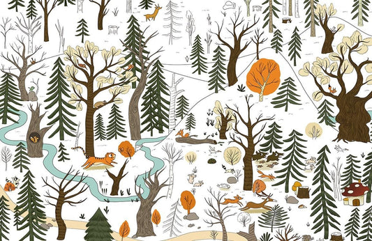 Forest Diary II Wall Murals