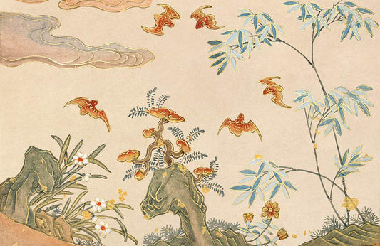 Bats & Rocks Wall Murals