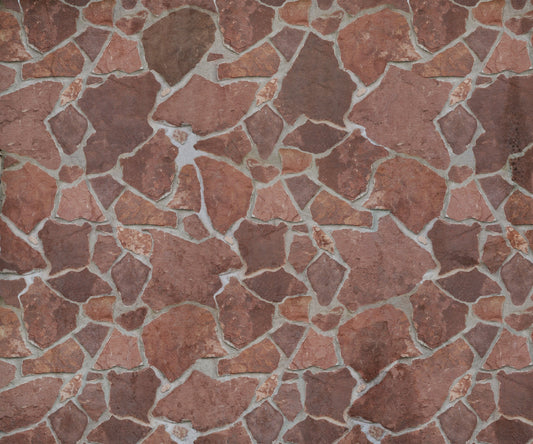 Rust-red Brick Wall Murals