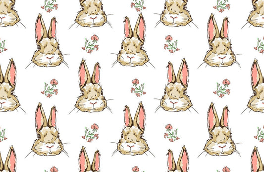 Brown Rabbit Wall Murals