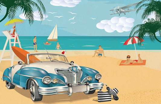 Summer Vacation Wall Murals