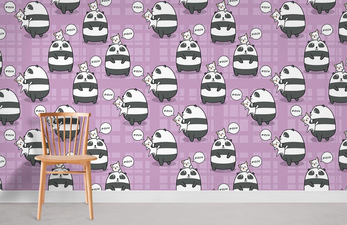 Little Pandas Wall Murals