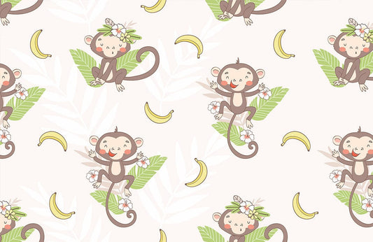 Monkey & Banana Wall Murals