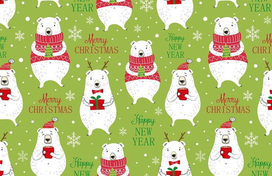 Christmas Bear Wall Murals