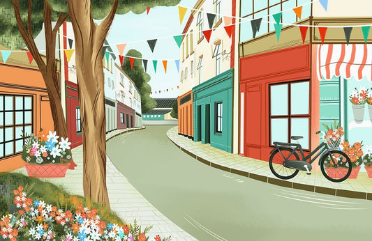 Empty Street II Wall Murals