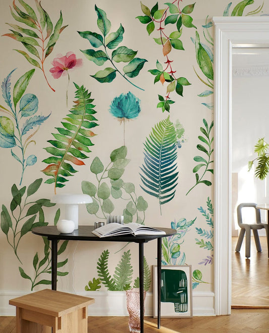 Colorful Leaves Wall Murals