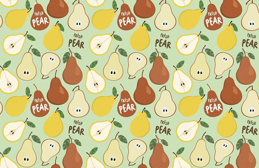 Fresh Pears Wall Murals