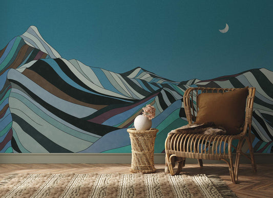 Colourful Mountain II Wall Murals