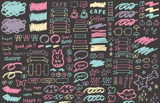 Cute Dark Graffiti Wall Murals