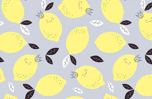 Cute Lemon Wall Murals