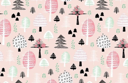 Cute Trees Wall Murals