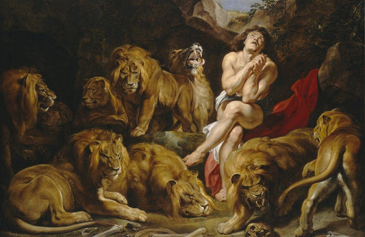 Daniel In The Lions' Den Wall Murals