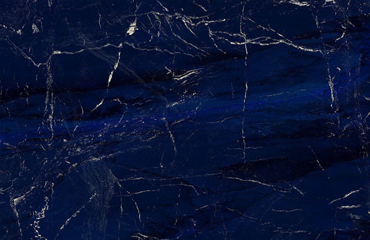Dark Blue Crystal Geode Wall Murals