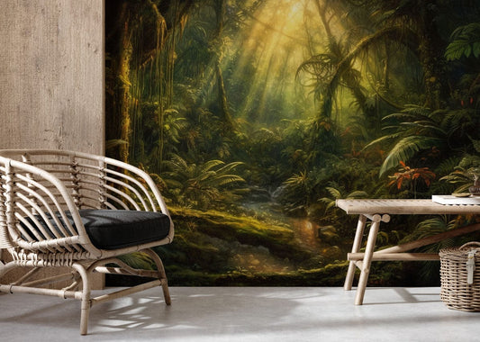 Jungle Light Wall Murals