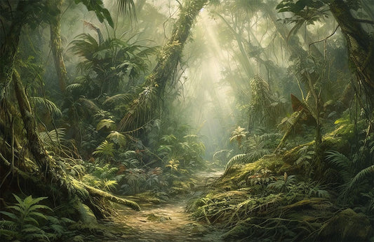 Jungle Glimmer Wall Murals