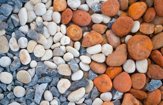 Colorful Cobblestone Wall Murals