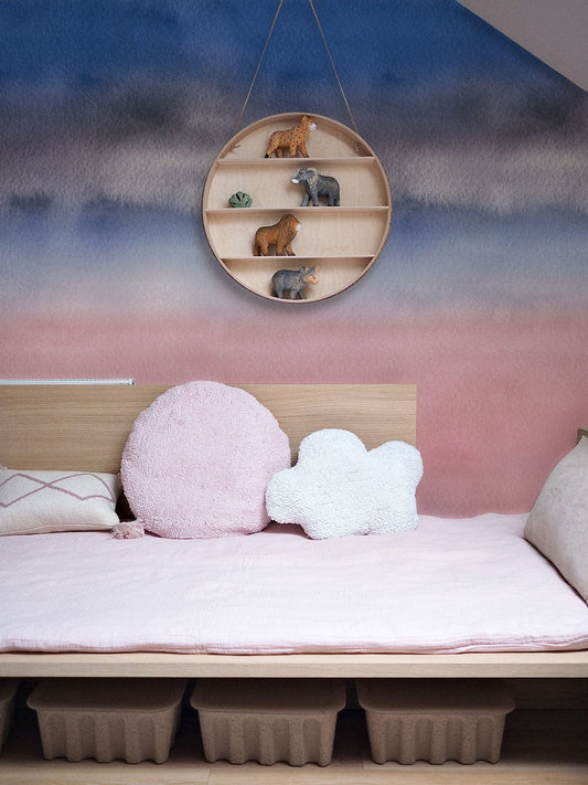 Dreamy Watercolor Field Wall Murals
