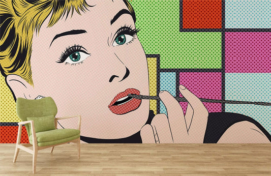 Elegant Hepburn Wall Murals