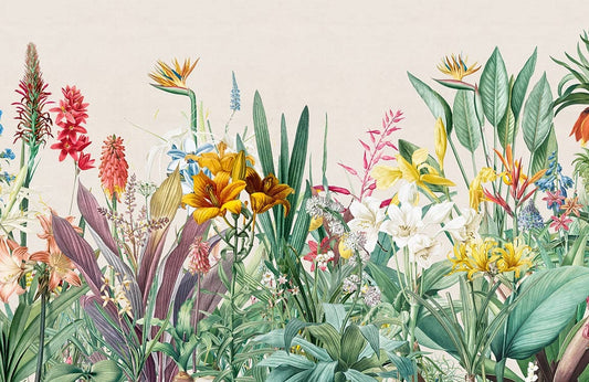 Flower Bushes Wall Murals