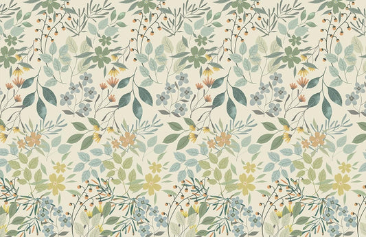 Flower Bushes Wall Murals