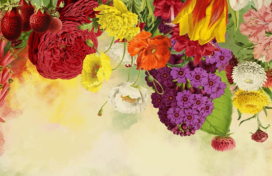 Flower Puzzle Wall Murals