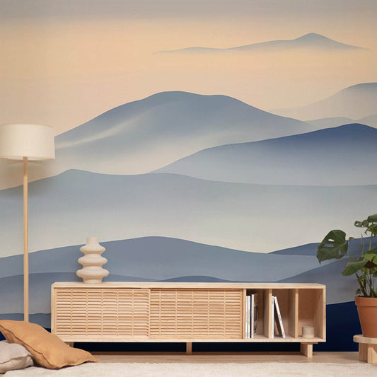 Foggy Valley Wall Murals