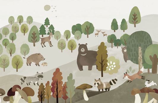Forest Animals Migration ll Wall Murals