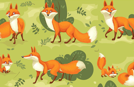 Forest Fox Wall Murals