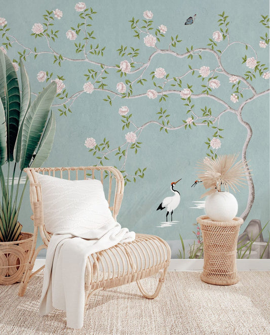 Four Cranes Wall Murals