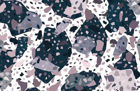 Colourful Terrazzo III Wall Murals