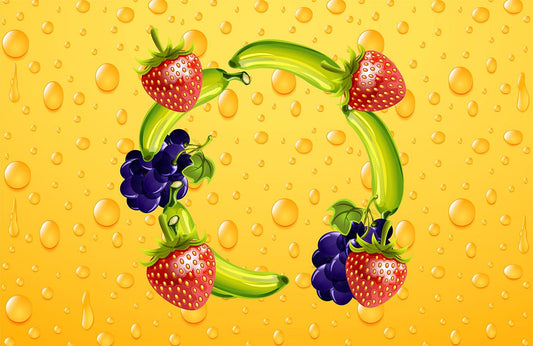 Fruit Circle Wall Murals