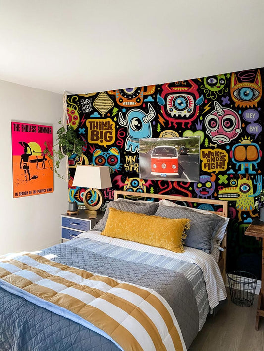 Funny Doodle Monsters ll Wall Murals