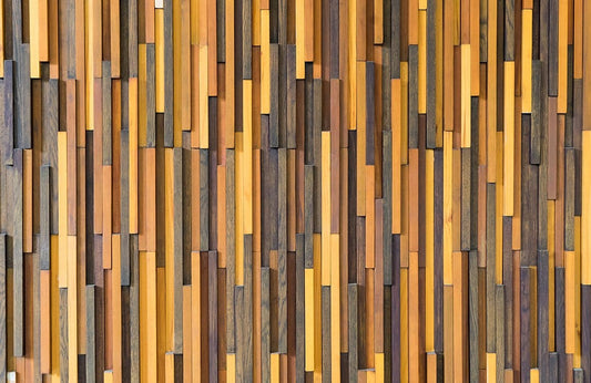 Futuristic Modern Wooden Wall Murals