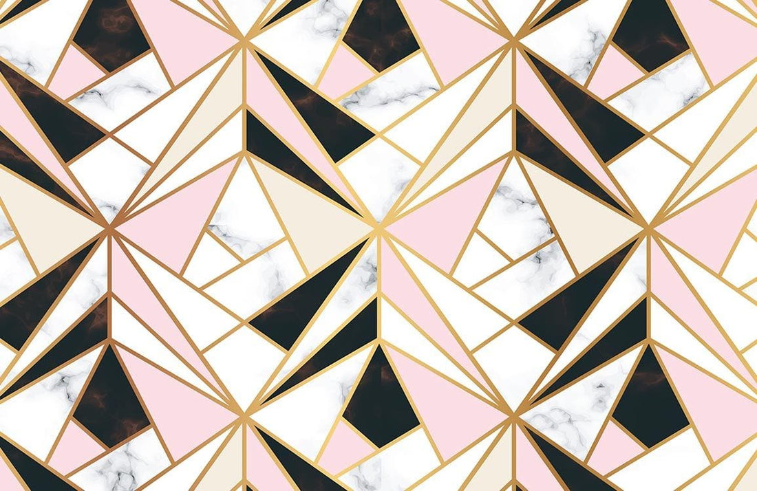 Geometric Marble Wall Murals