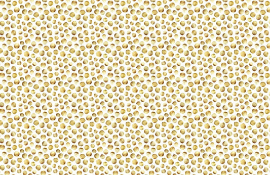 Gold Polka Dot Wall Murals