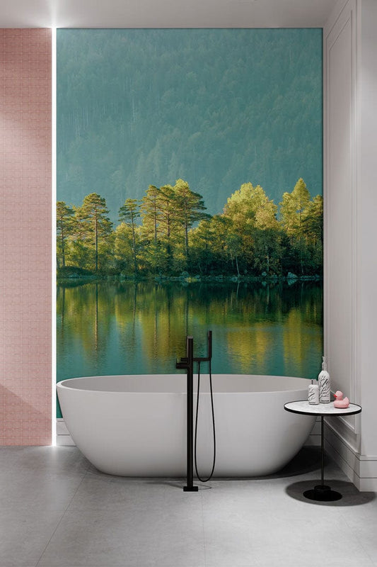 Greens on Lake Wall Murals