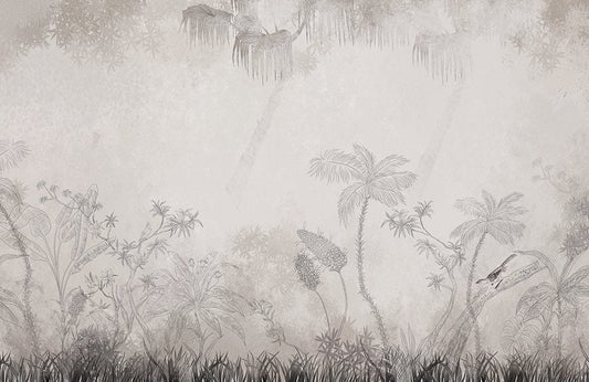 Grey Forest Wall Murals