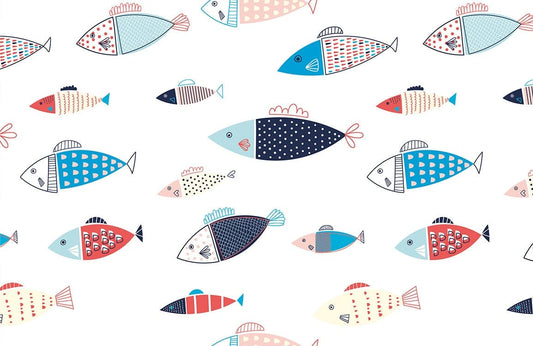 Cute Fish Wall Murals