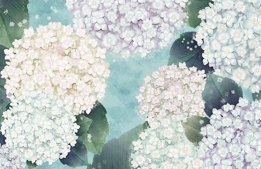 Hydrangea Wall Murals