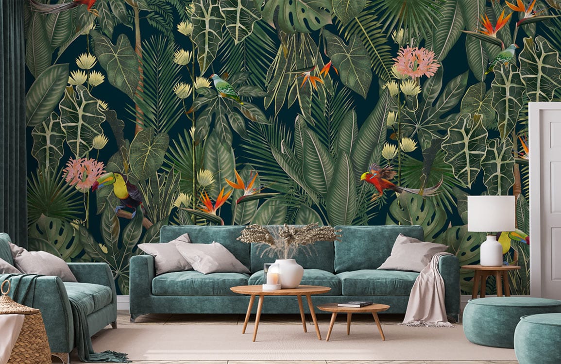 Plants Corner Wall Murals