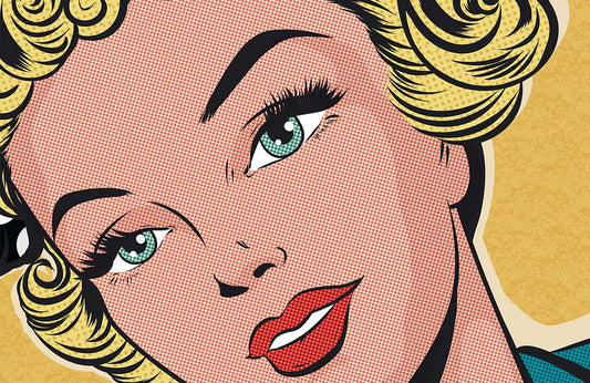 Woman Pop Art Wall Murals