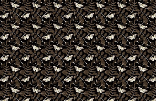 Leaf and Butterfly Wall Murals