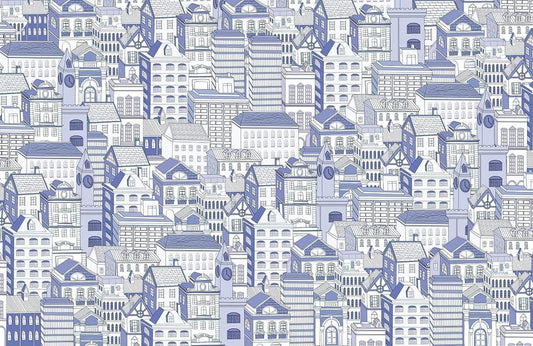 Line Drawing House III Wall Murals