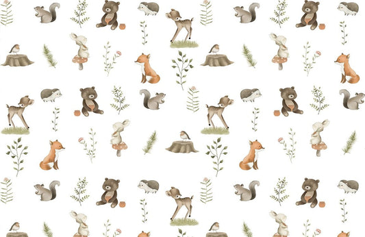 Little Animals Wall Murals