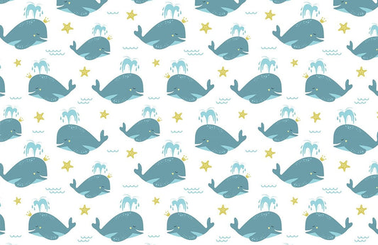 Little Whales Wall Murals